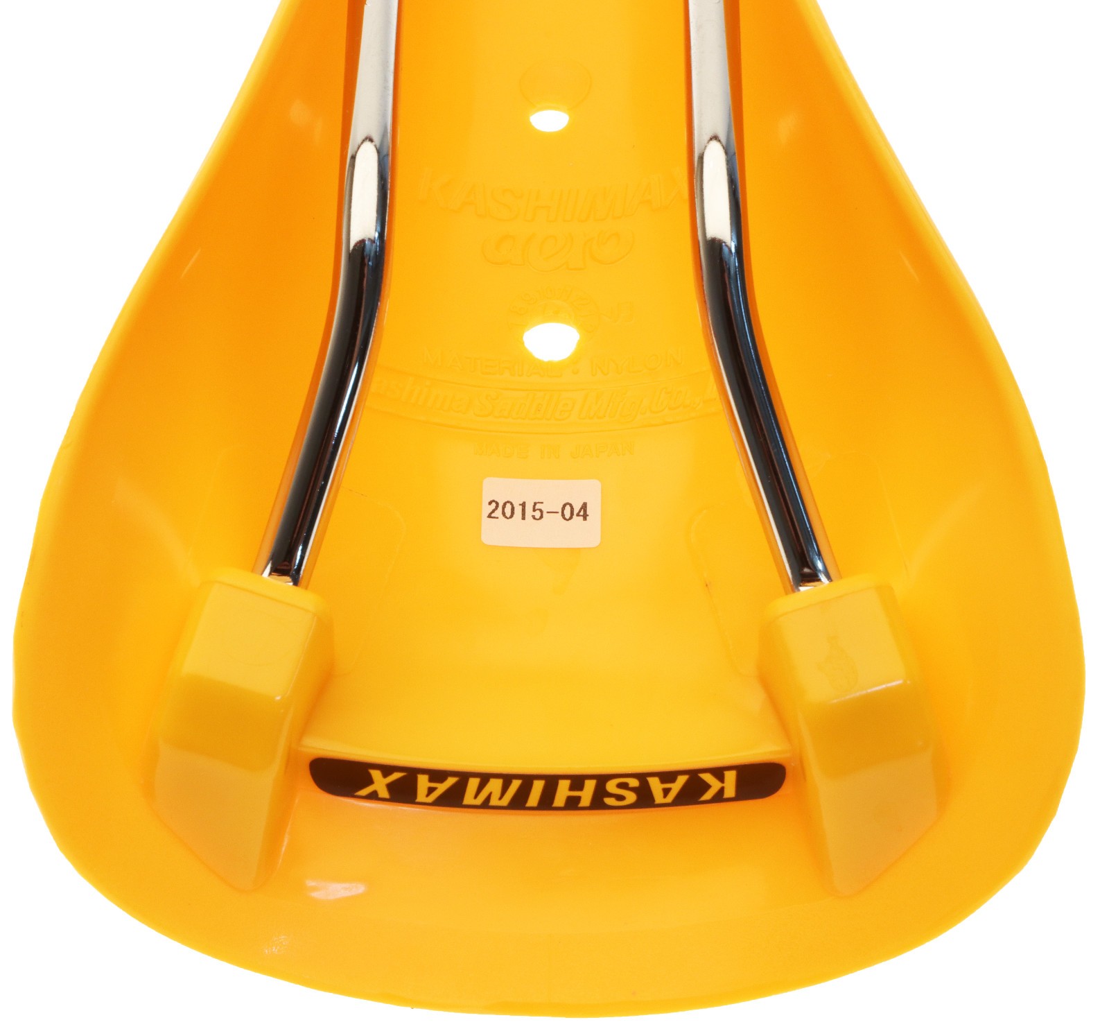 Kashimax Aero AMX-C Saddle Non-Padded Standard Rails Nylon Yellow NOS NEW