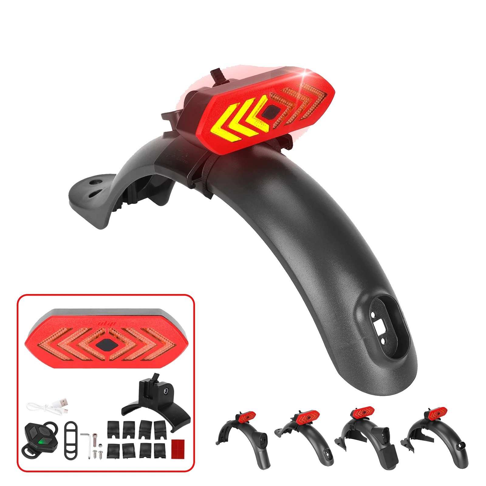 For Xiaomi M365/1S/Pro/Mi3/Lite/Ninebot Max G30 E-Scooter Rear Signal Tail Light