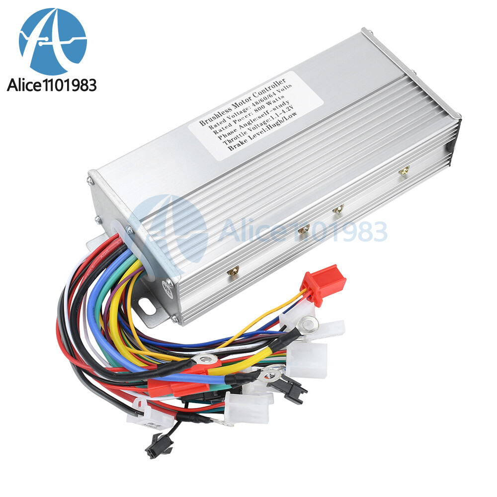 48V 60V 64V 35A 800W Intelligent Brushless Motor Controller For Electric Bicycle