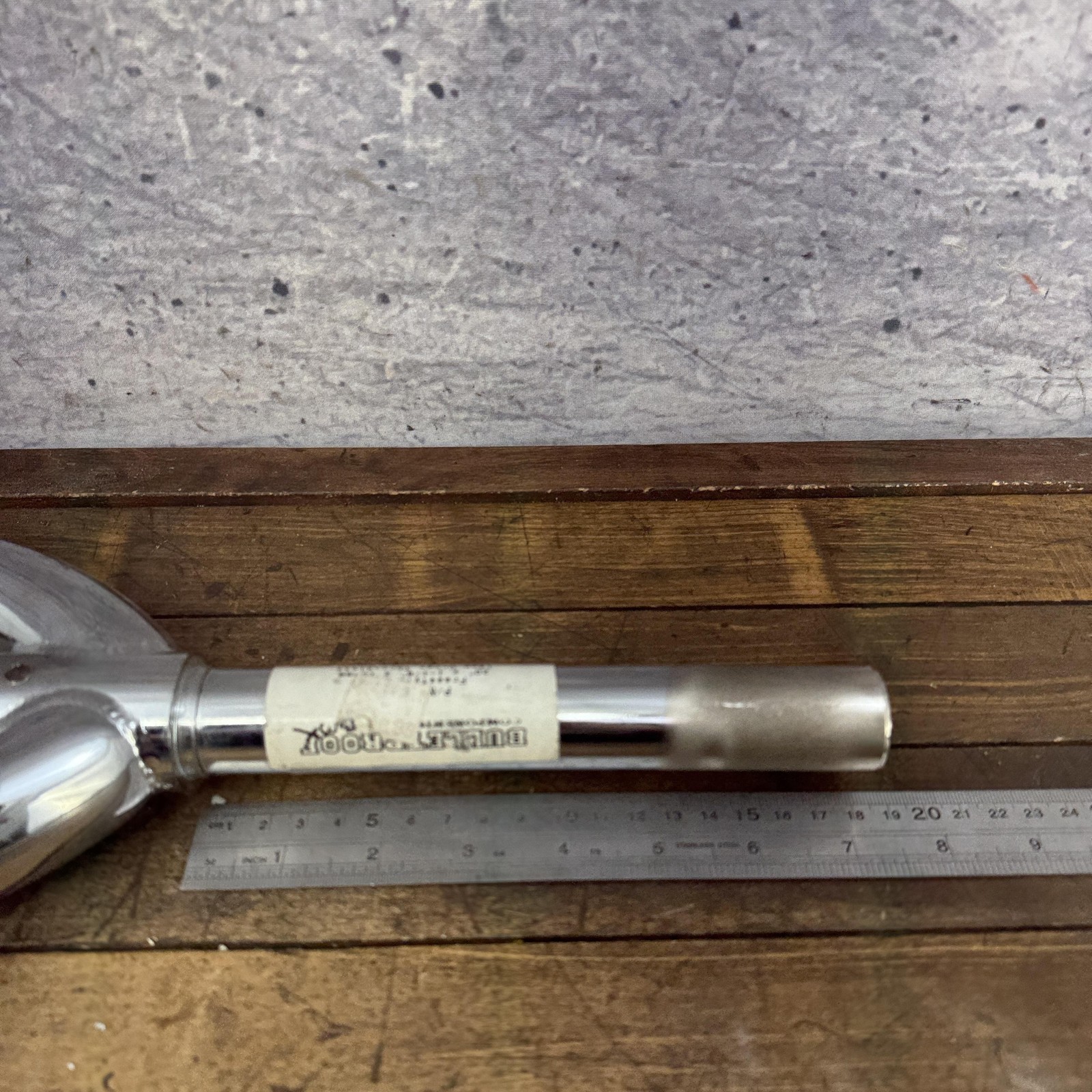 Vintage Bulletproof BMX Fork 20in NOS 1 1/8 Threadless 14mm Dropouts Chrome CRMO