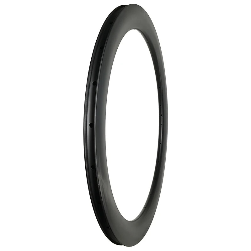 700C Road Bike Carbon Fiber Rims UD 3K 12K Matte Glossy Finish Disc Brake 24 28H