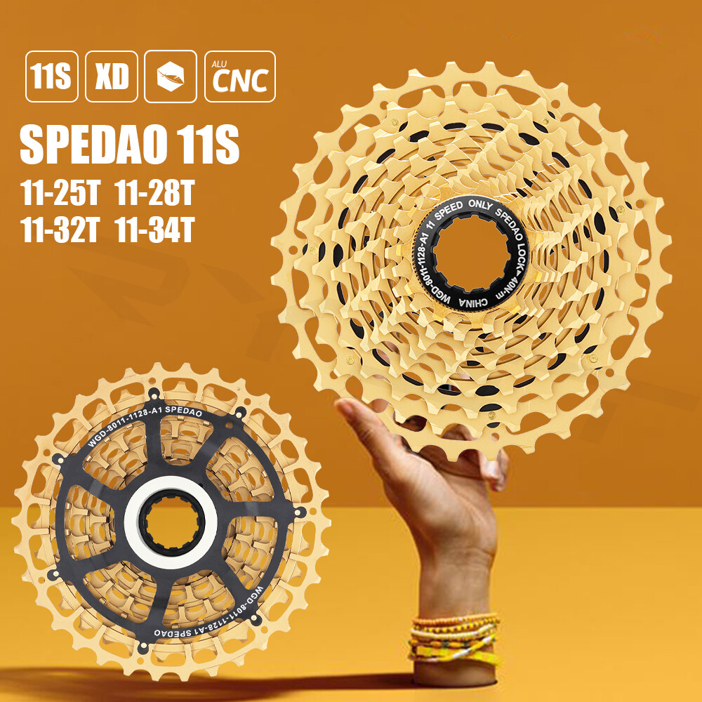 SPEDAO 11 Speed Road Bike Cassette 11-28T/32T/34T CNC HG for Shimano SRAM