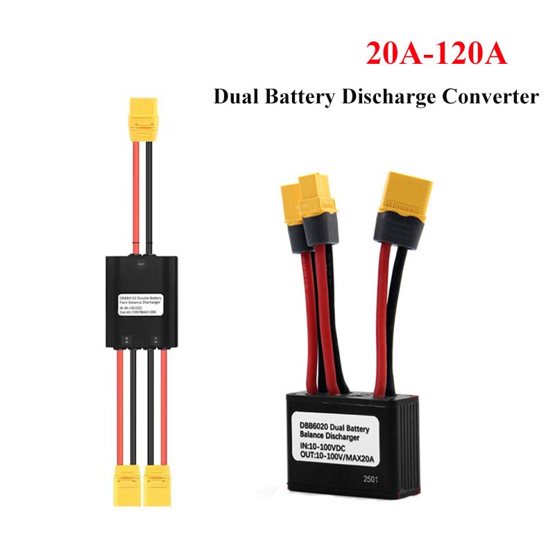 E-bike Dual Battery Discharge Converter Balanced Discharge Connection Adapter