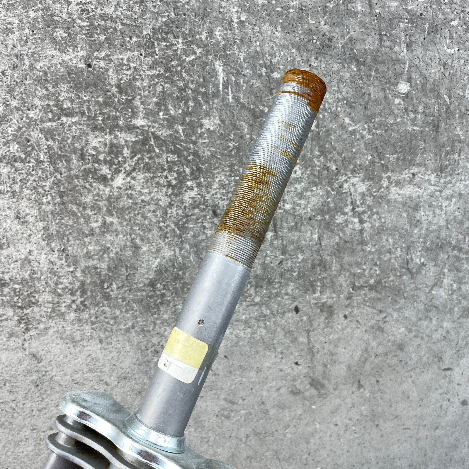 Wald 24″ Fork Cruiser Silver Replacement Fork 1 in Threaded 8″ 70s NOS Biplane