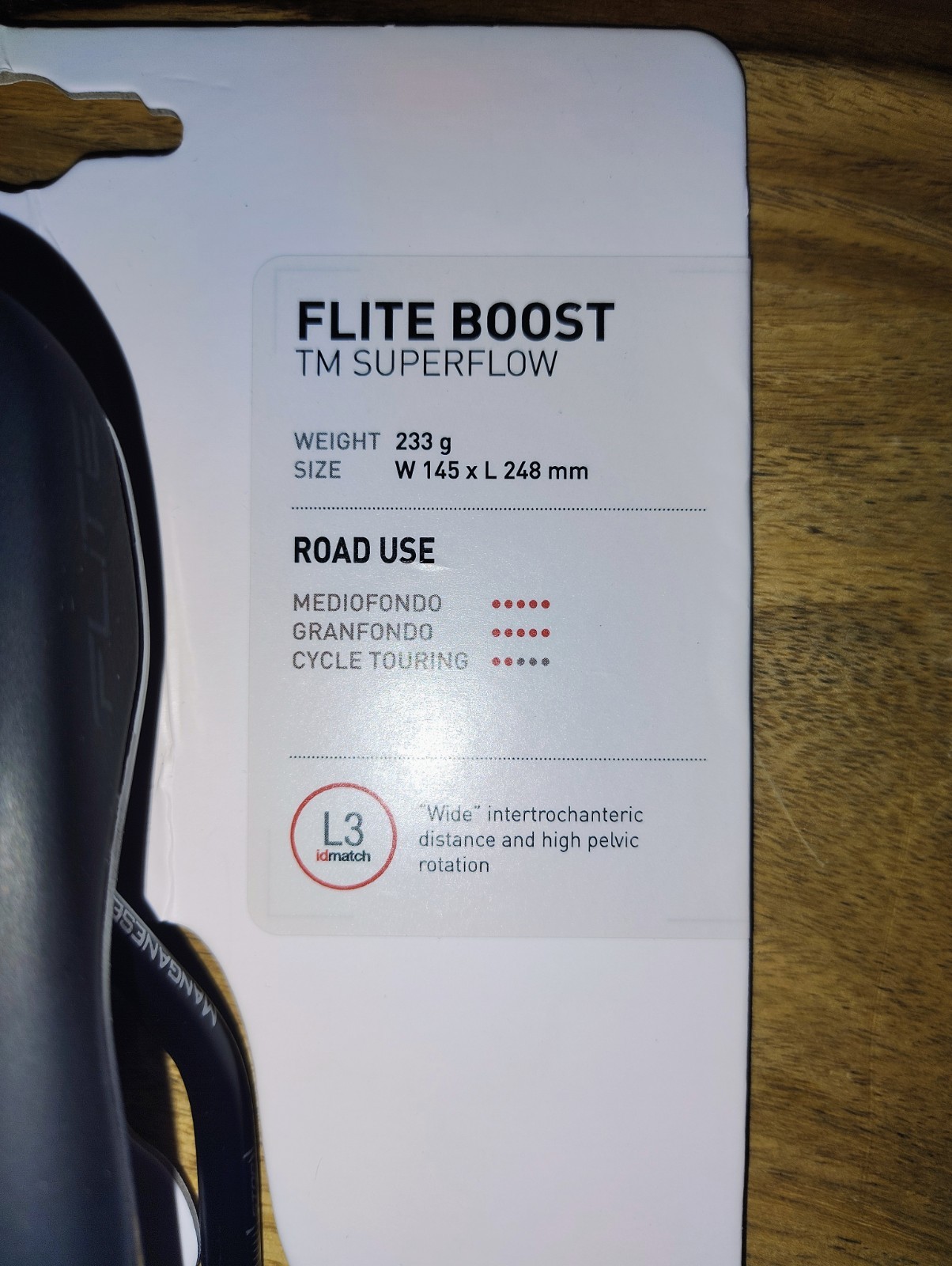 Selle Italia Flite Boost Superflow L3 145mm