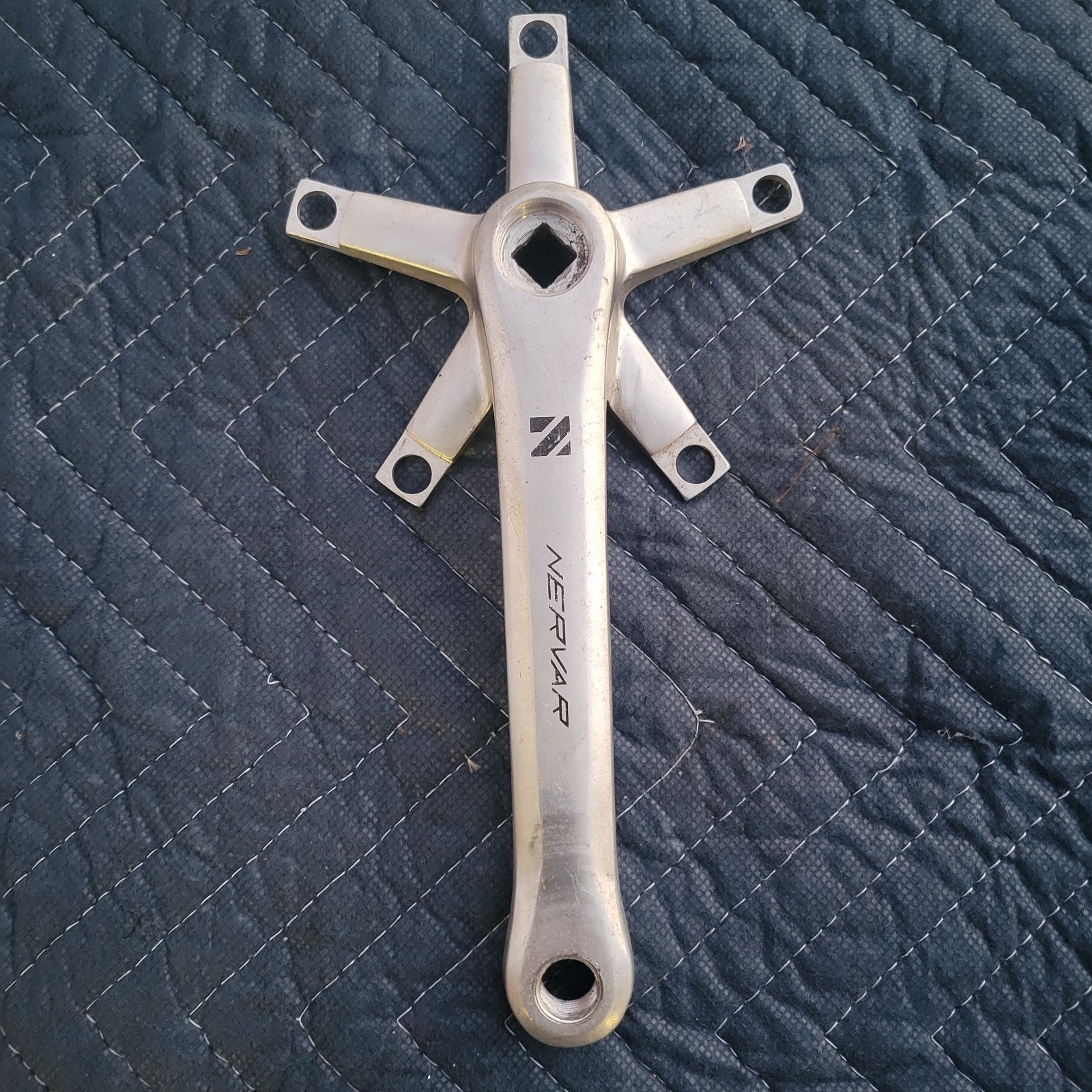 Vintage Nervar Crank Arm Right France BSA 170 mm Alloy Square Race Eroica 110mm