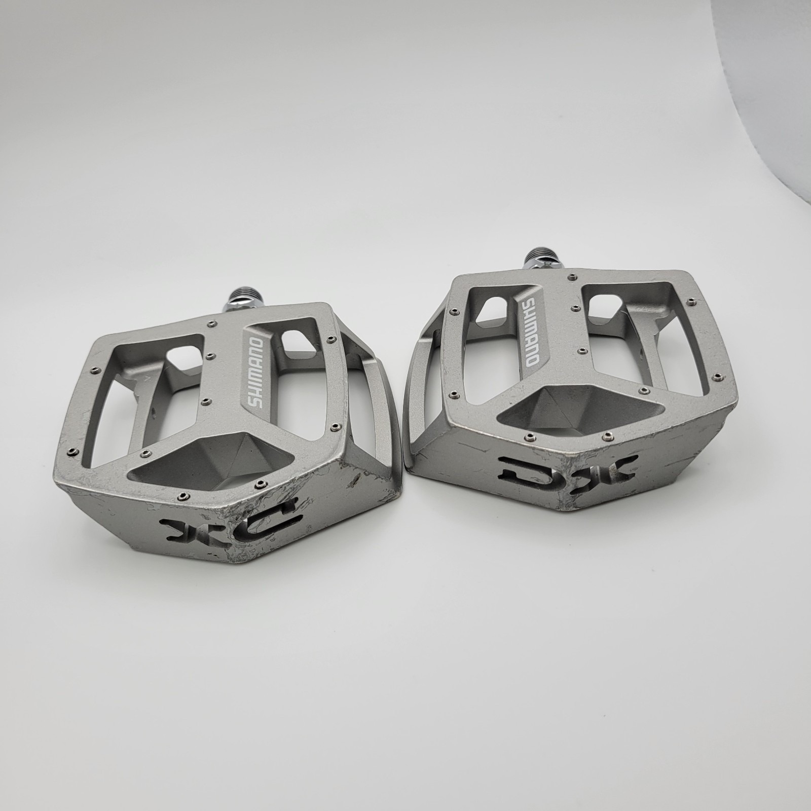Vintage Shimano DX PD-MX30 Pedals Gray Platform 9/16″ MTB BMX DH Japan