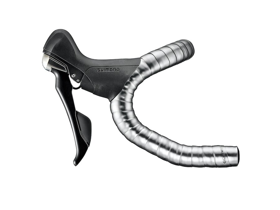 Ciclovation Advanced Leather Touch Bar Tape (Vapour Metallic Platinum)—ÅUS STOCK