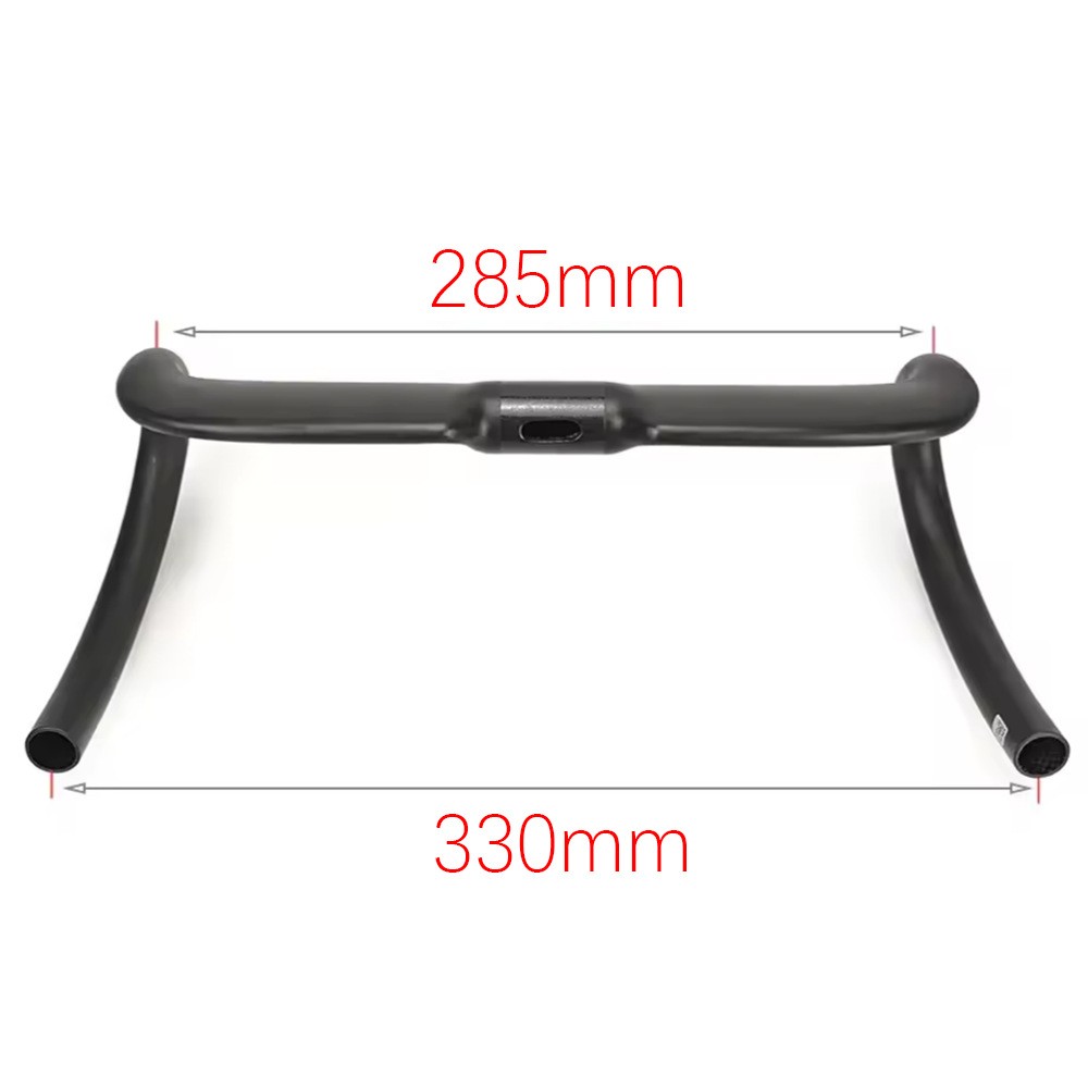 Carbon Fiber Bicycle Handlebar Gravel Road Bike Drop Bar 31.8*330-430mm Matte