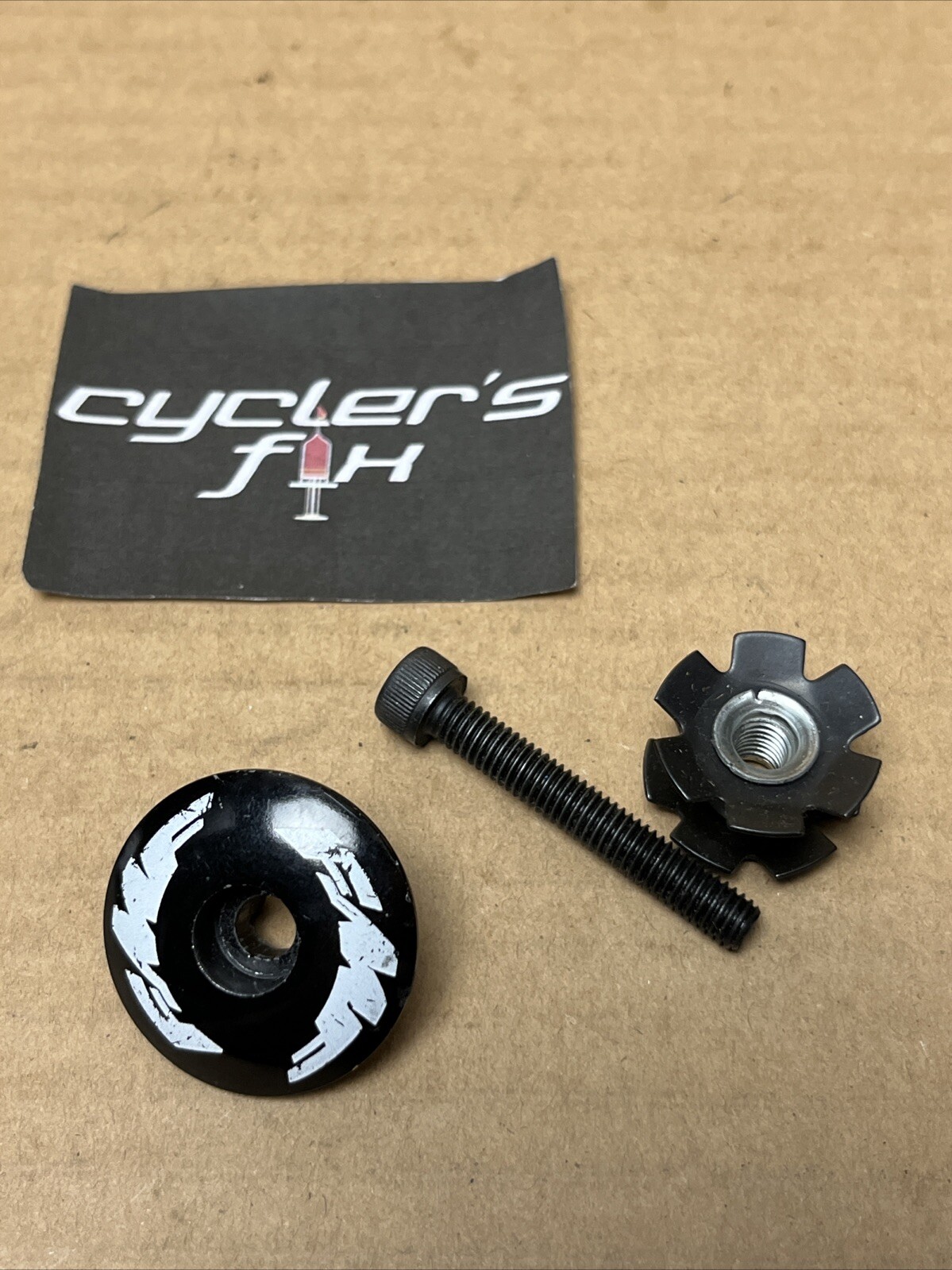 NOS 1” FMF Racing Stem Bolt Top Cap Alloy Freestyle Race BMX Mini Fit: Haro GT