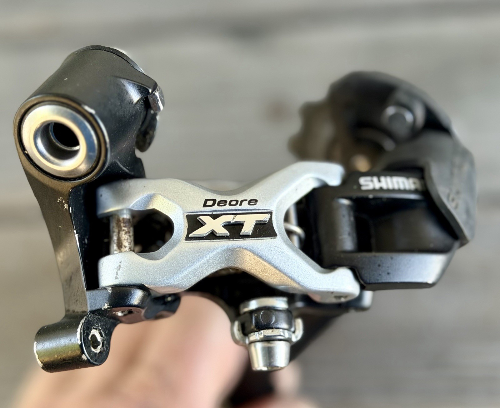Shimano Deore XT RD-M770 Rapid Rise 9-Speed Long Cage Rear Deraille