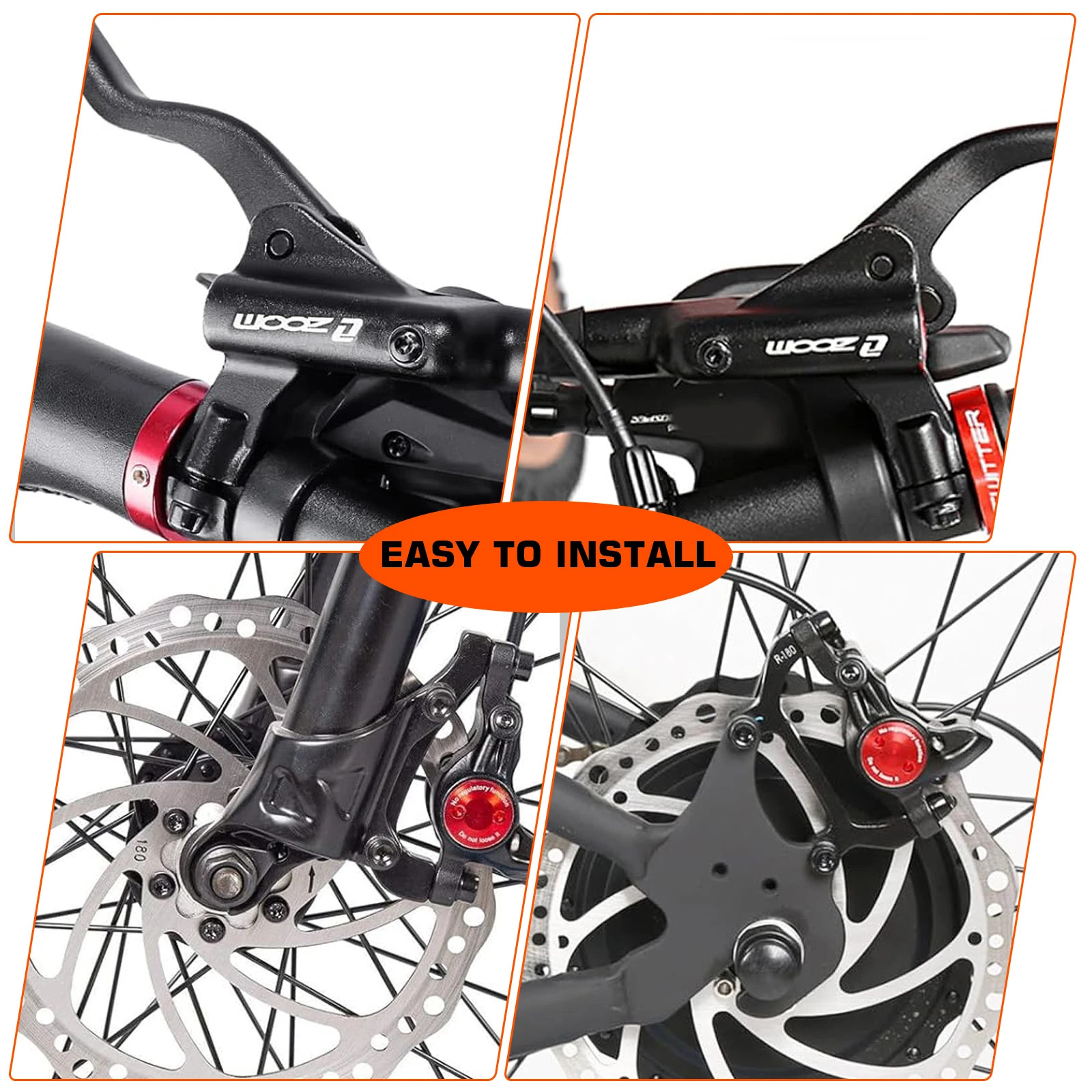 ZOOM HB-875 bicycle hydraulic disc brake set 800/1450mm bike hydraulic brakes 16