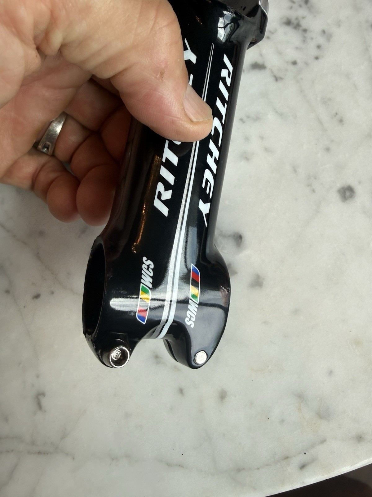 Ritchey WCS Axis 4 Aluminum Bicycle Stem, 110mm, 6° Rise/Drop, Threadless, 137g