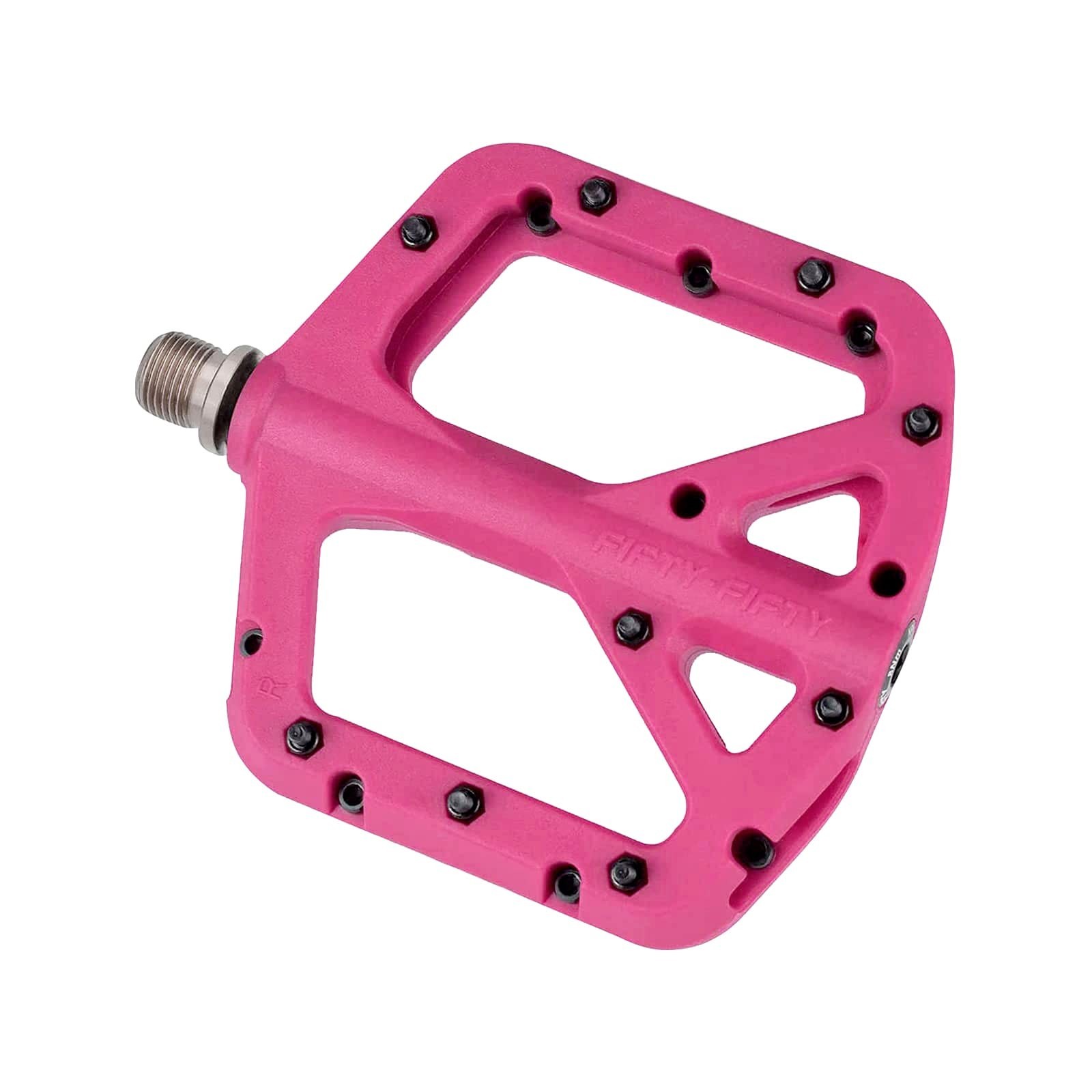FIFTY-FIFTY Mountain Bike Pedals, Non-Slip MTB Nylon Composite, 9/16″ Bicycle…