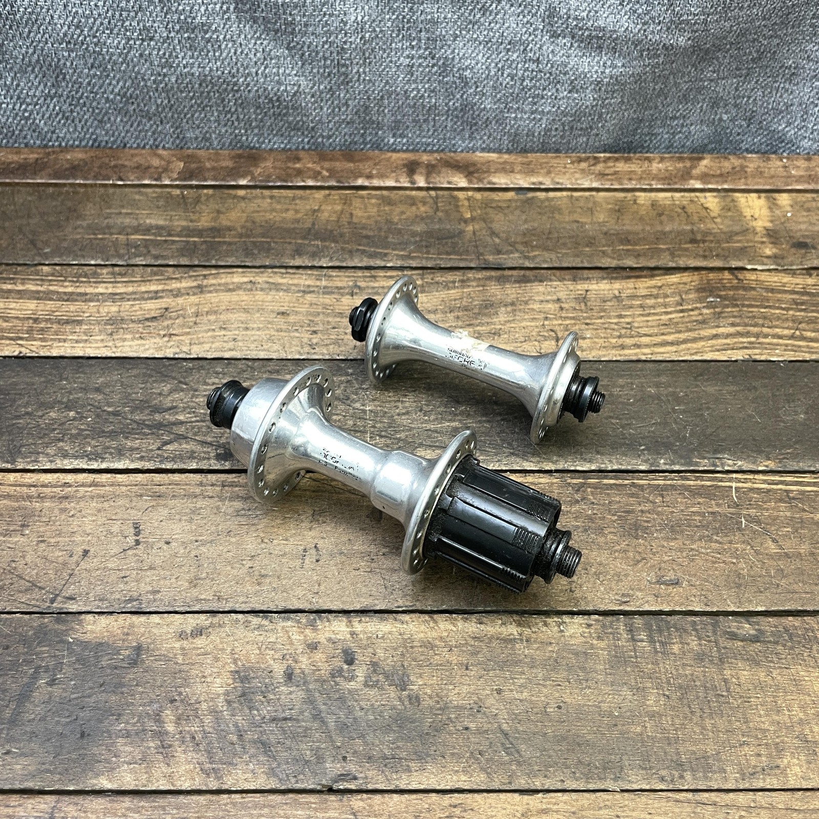 Vintage Shimano Deore XT Hub Set 36H HB-M730 FH-M730 MTB 7s 135mm