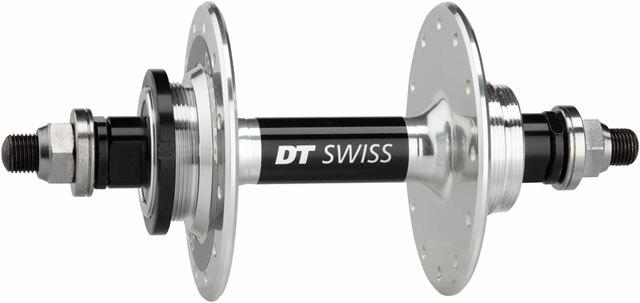 DT Swiss Track Rear Hub – 10 x 120mm, 24h, Threaded Track , Polished