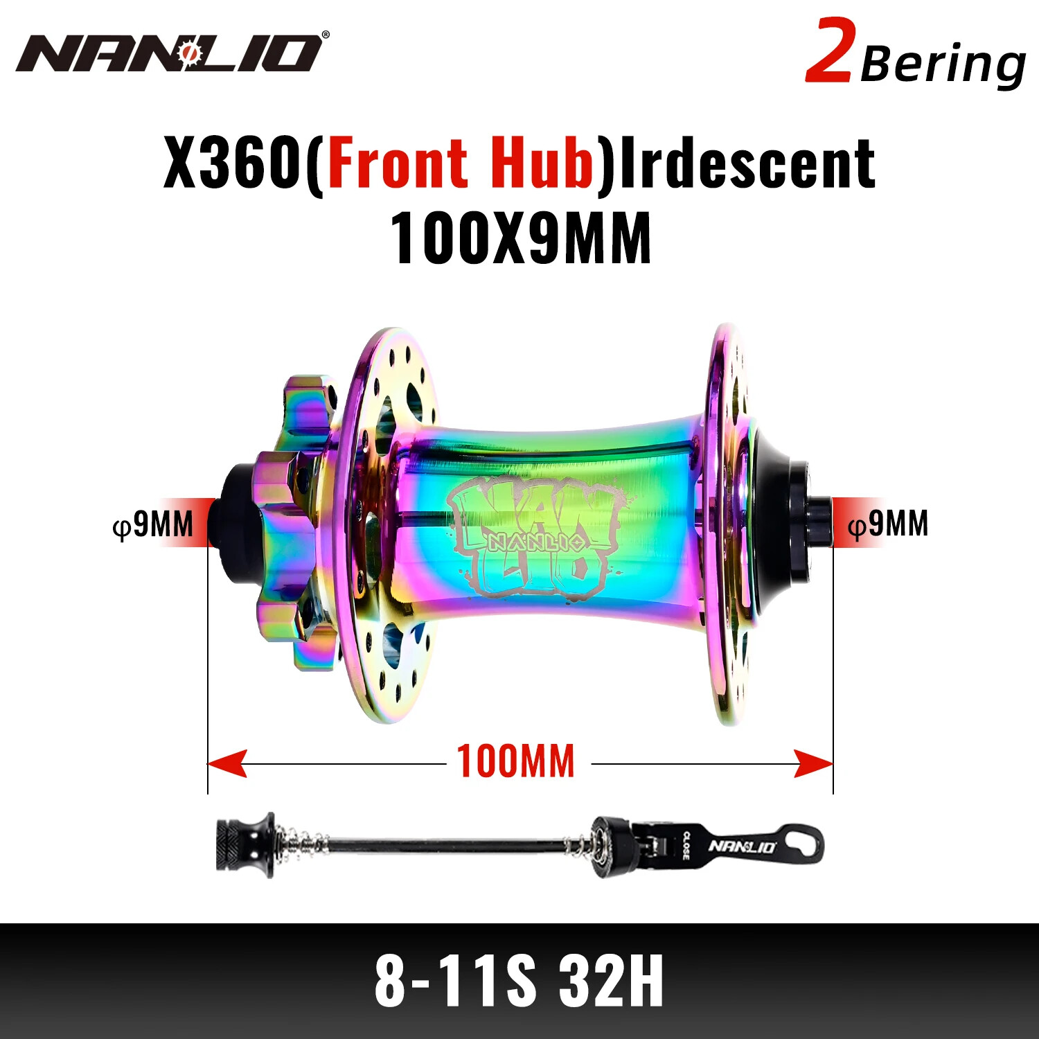 360T Noise Hub 8 Pawls 3 Ratchet 32H Sealed Bearings Bike Wheel Hub HG 8-11S