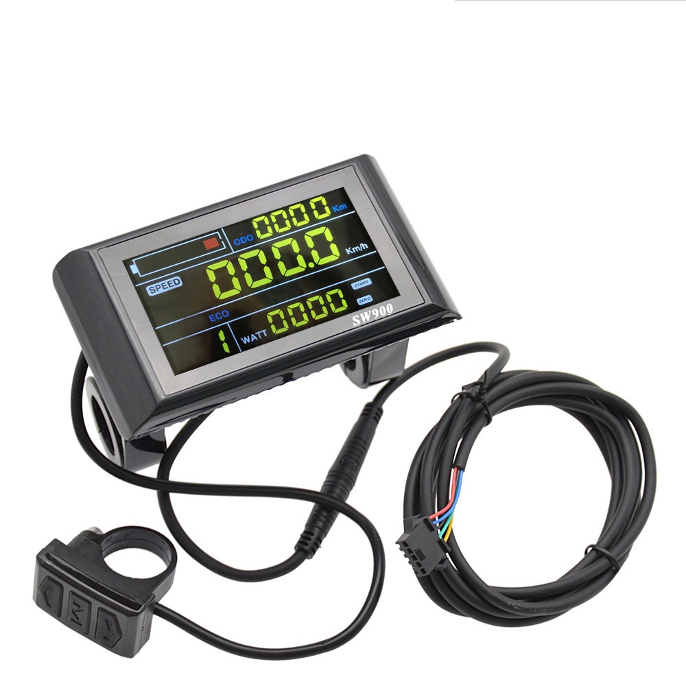 EBike SW900 LCD Display Meter Electric Bicycle display 24V 36V 48V 60V 5pin Plug
