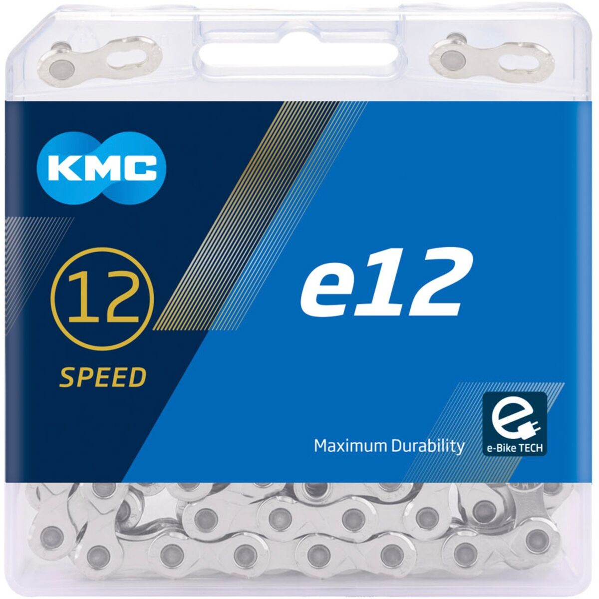 KMC E12 EPT Chain – 12-Speed Silver, 136 Links
