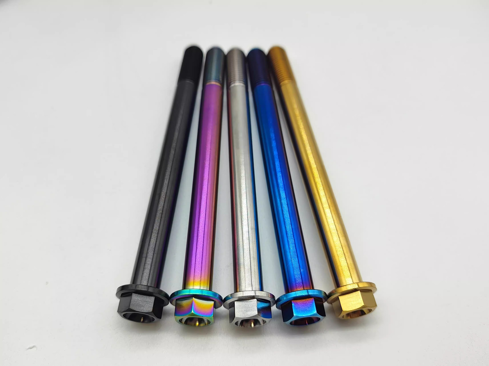 1 Pcs M10 X1.25 X 200mm/240mm/350mm Titanium Alloy Screws Flange Head Cap Bolts