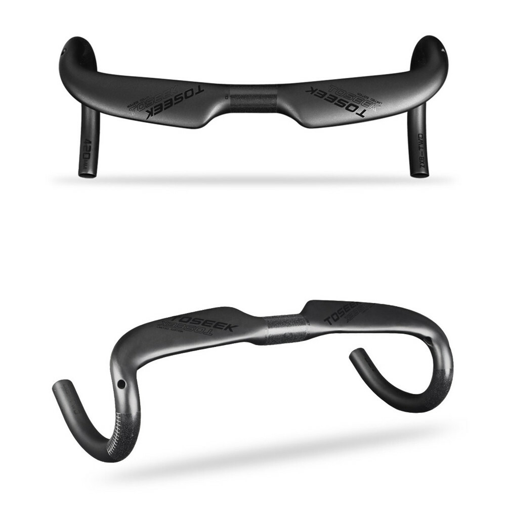 Carbon Fiber Bicycle Handlebar Road Bike Racing Aero Drop Bar 31.8*400/420/440mm