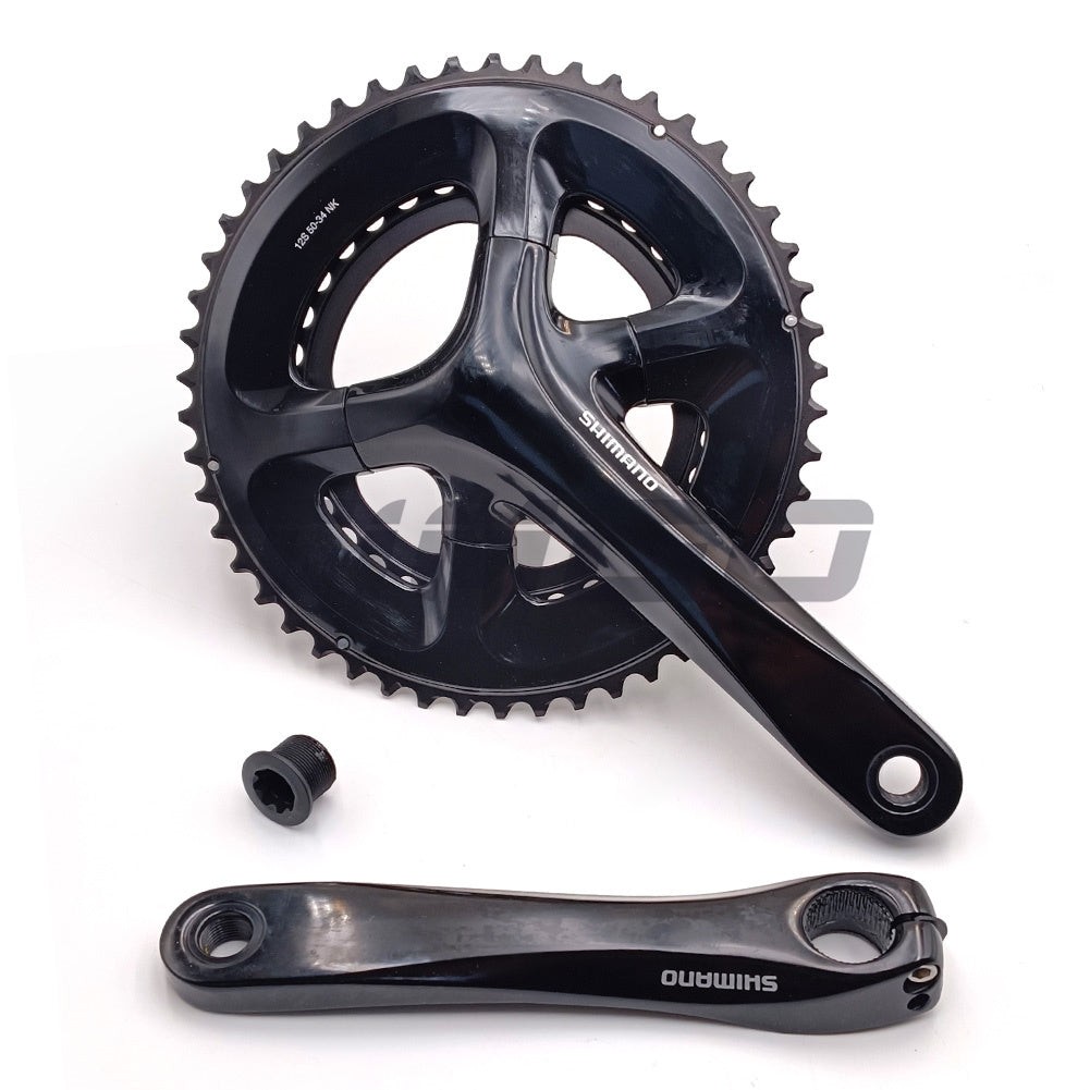 Shimano FC-RS520 2×12 Speed Crankset 50-34T HollowTech II RS500 Bottom Bracket