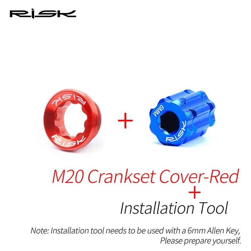 M20X8 Bike Aluminum Bottom Bracket Bolts,Bicycle Crankset Cover Cap Suit for Deo