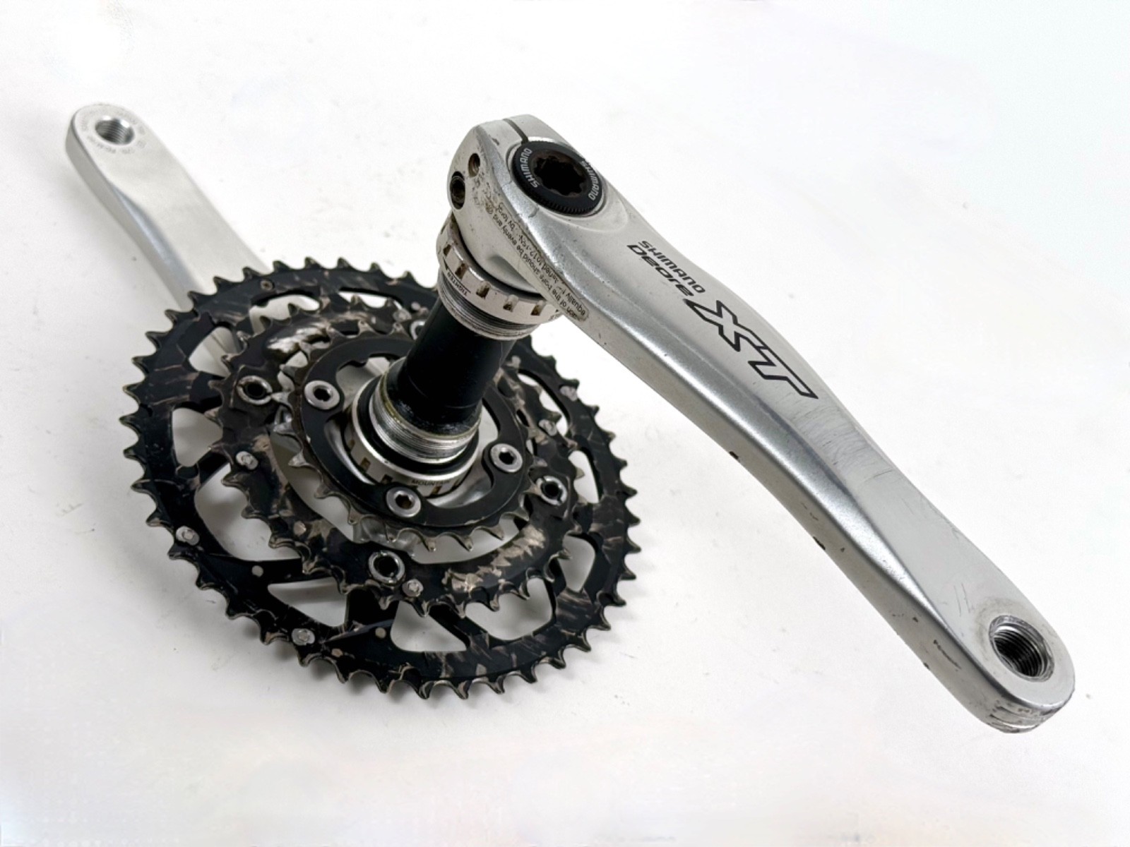 Shimano Deore XT FC-M760 MTB 175mm Crankset w/ BB 44/32/22t 9 Speed Bicycle XC