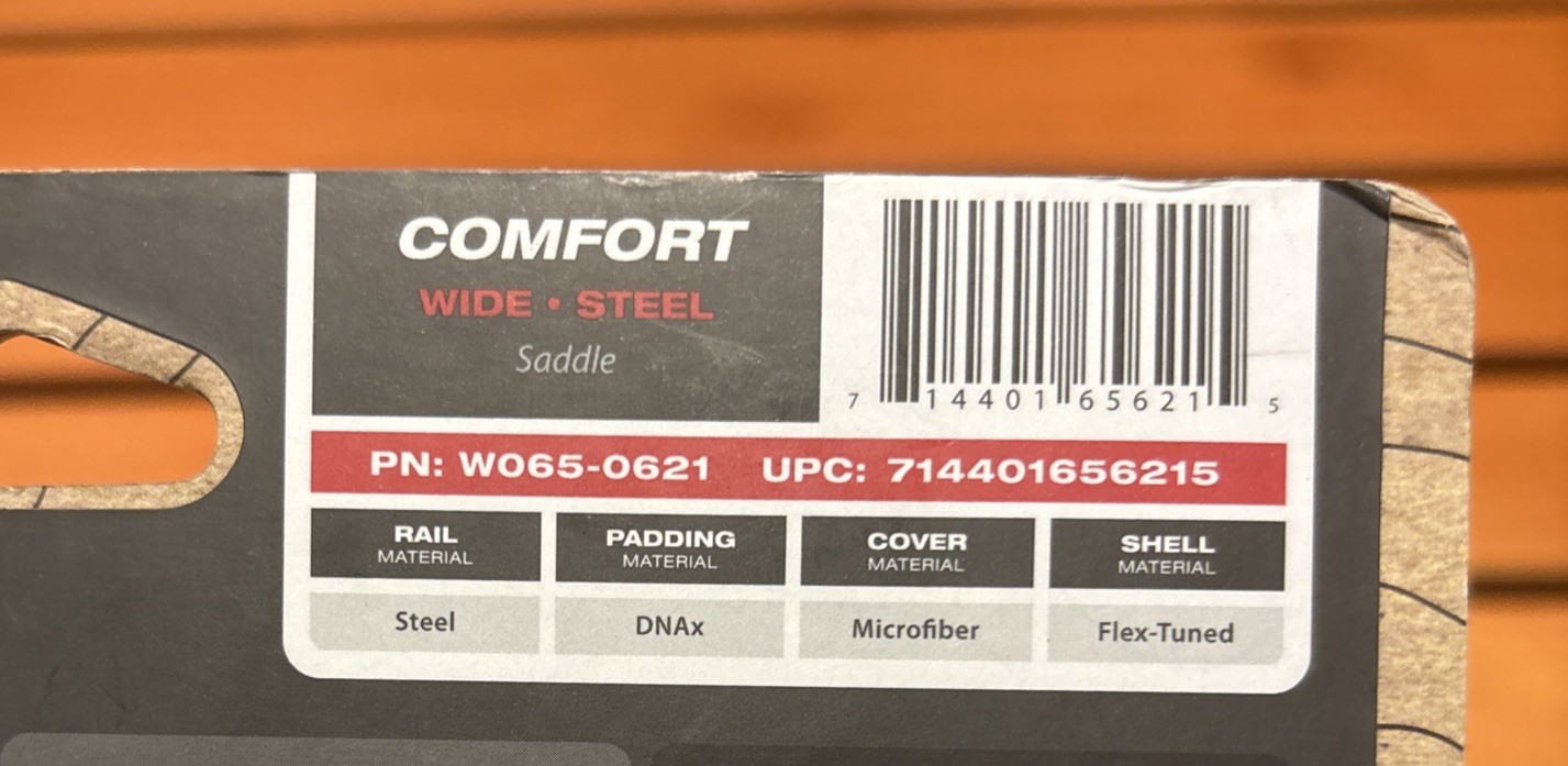 WTB Comfort Saddle Wide Sport Unisex Seat 174mm Relief Mountain Hybrid Bike Seat