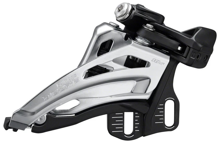 Shimano Deore FD-M4100-E Front Derailleur 2×10 66-69° Direct Mount Side-Pull MTB