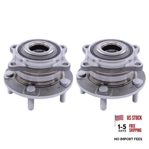 Pack of 2 Front Left or Right Wheel Bearing and Hub Assembly for Hyundai