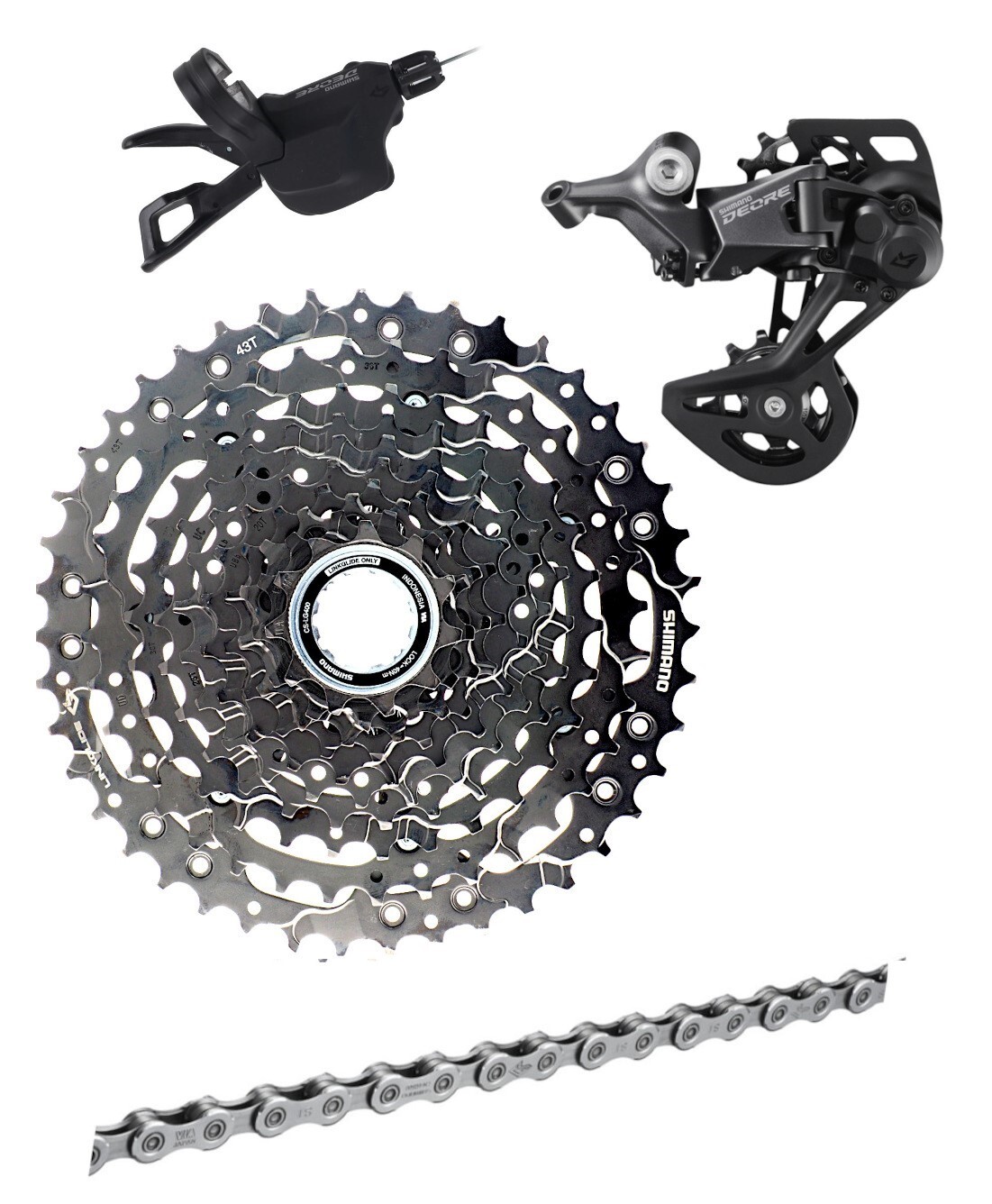 Shimano Deore 1x10S LinkGlide SL/RD M5130 CN/RD/CS-LG400 11-43T READ