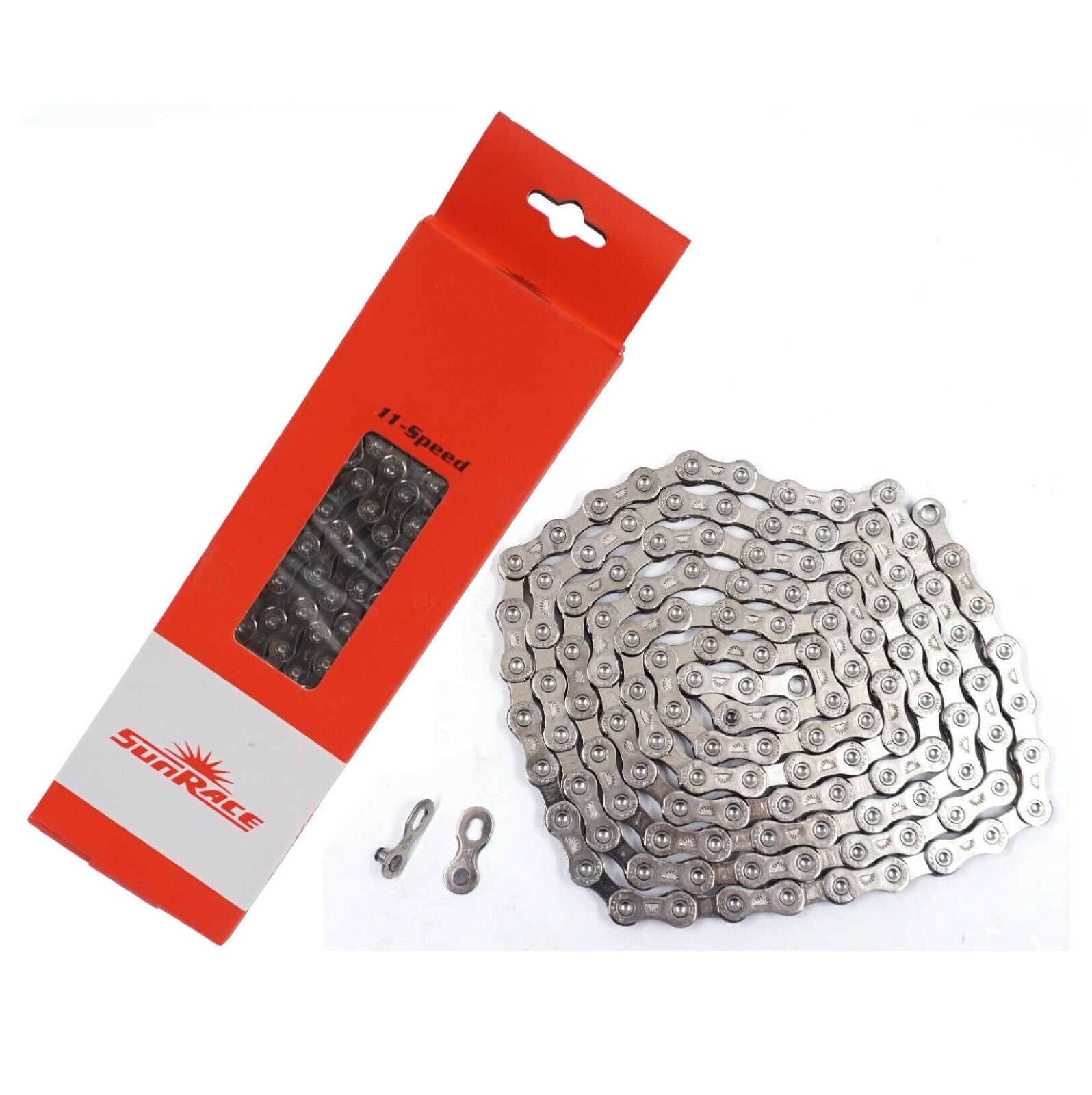 SunRace CN11A 11 Speed Silver Bike Chain 126L