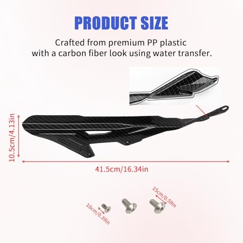 Chain Guard Cover – Dirt Bike Waterproof & Plastic Chain Protector, Fits for