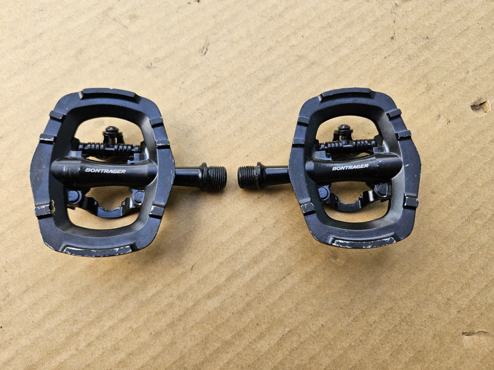 Bontrager Commuter Clipless + Platform Pedals Black Left Right Set 9/16″