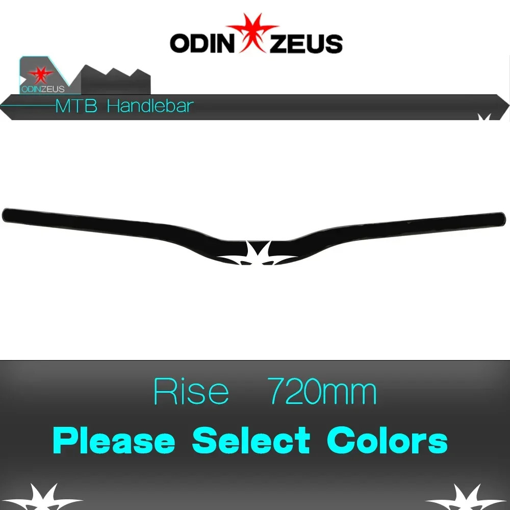 Ultra Light Mountain Bike Carbon Handlebar Flat Curved Upright BMX Handlebar