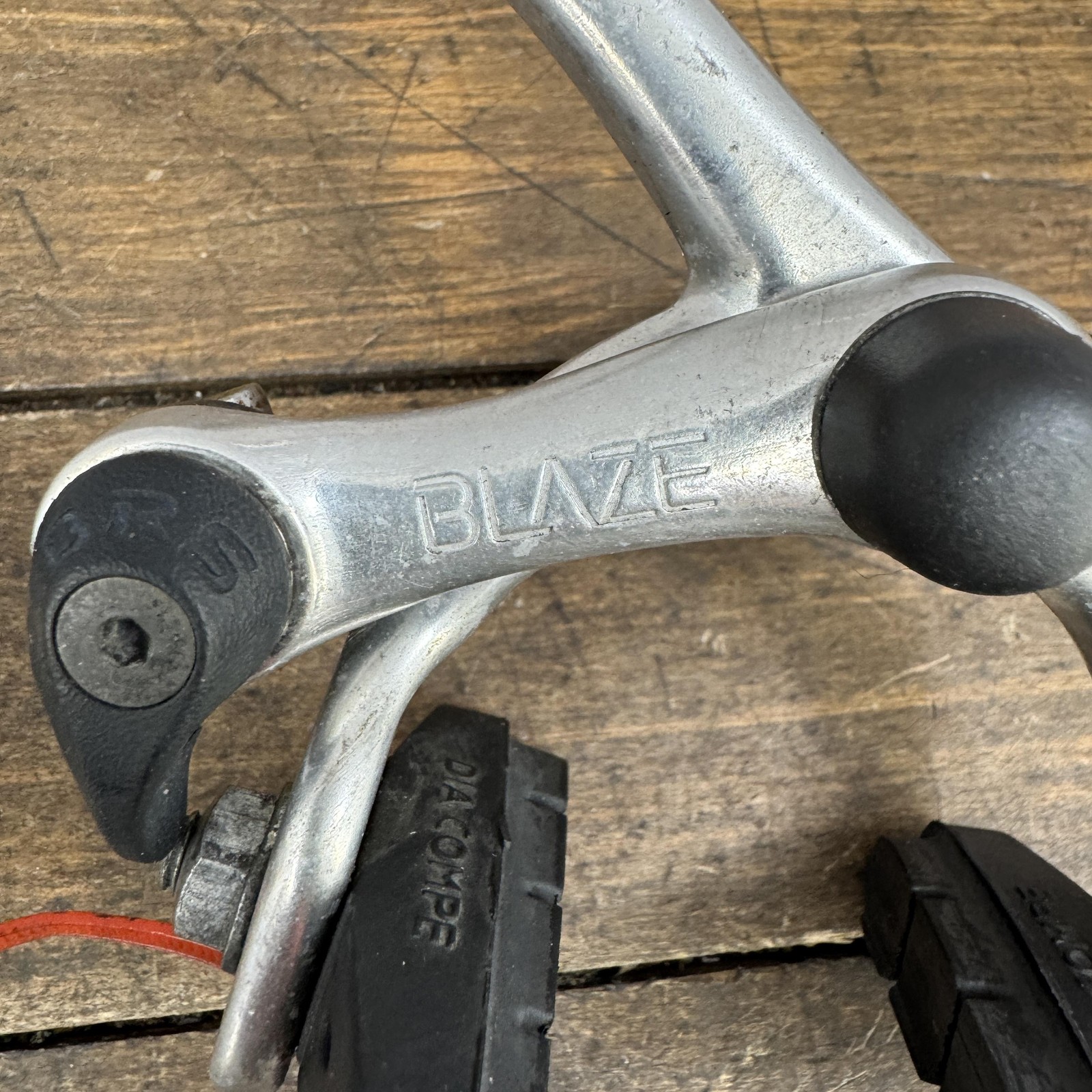 Dia-Compe Blaze Caliper Brakes Set Silver F/R Road Bike Side Pull 52mm Japan