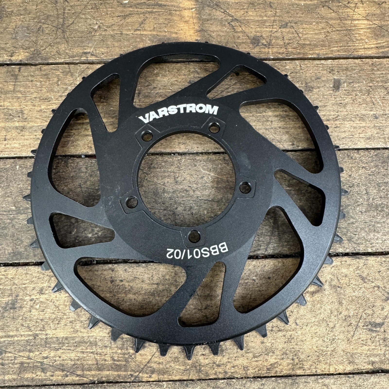 Varstrom Chainring BBS01/02 5-Arm Black Aluminum Electric Bike EBike Chainwheel