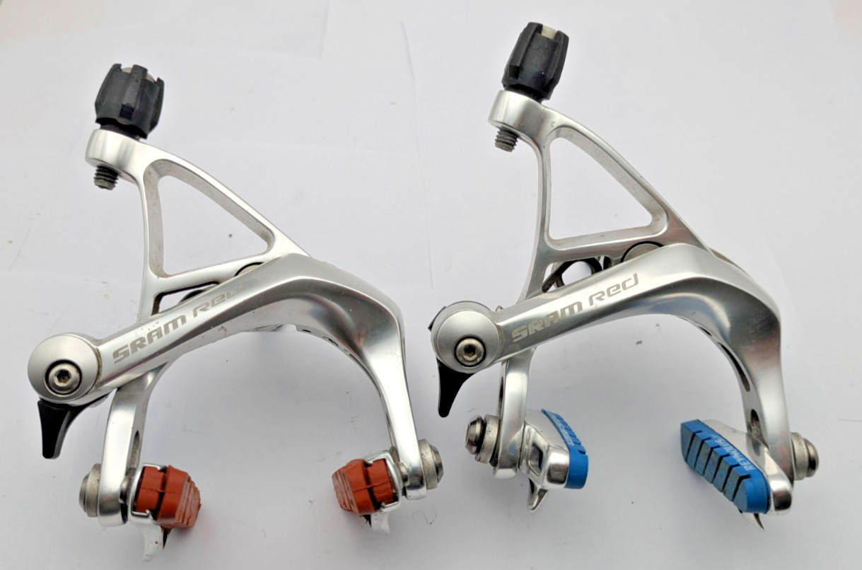SRAM RED BRAKE SET Front & Rear Calipers Rim Brakes 290g SILVER 05T00004139