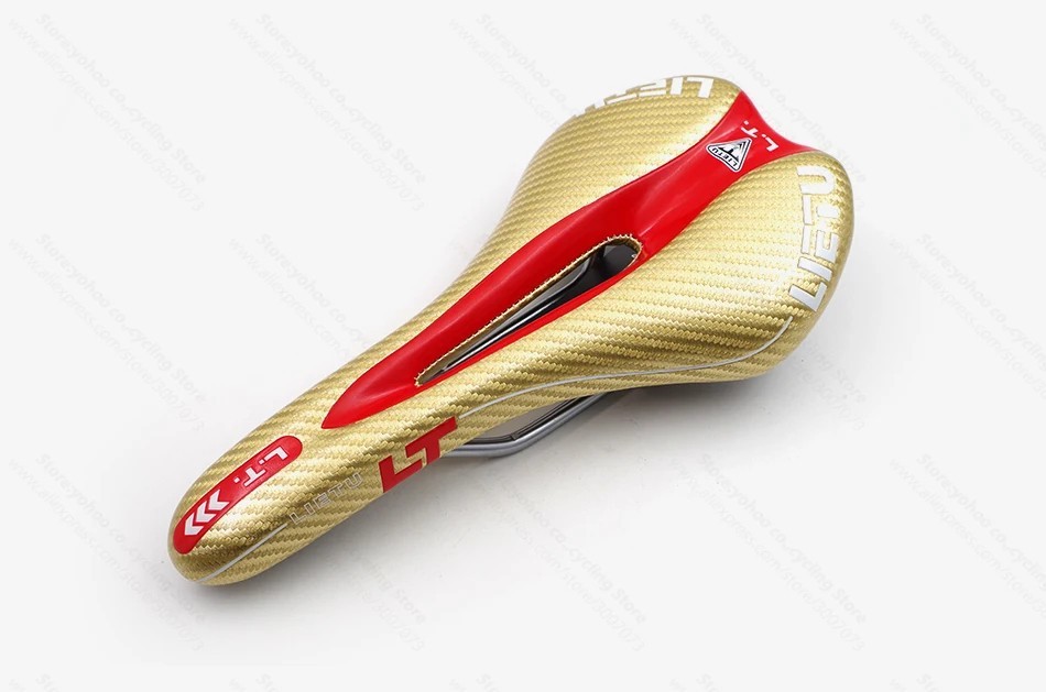 MTB Road Bike Carbon Leather Saddle Cycling Seat Front Cushion Bike Saddle
