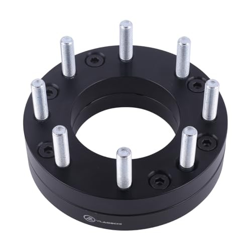Black Forged 5×5.5 to 8×6.5 Wheel Adapters 2 Inch 2 Inch, 2PC To 8×6.5 Rims