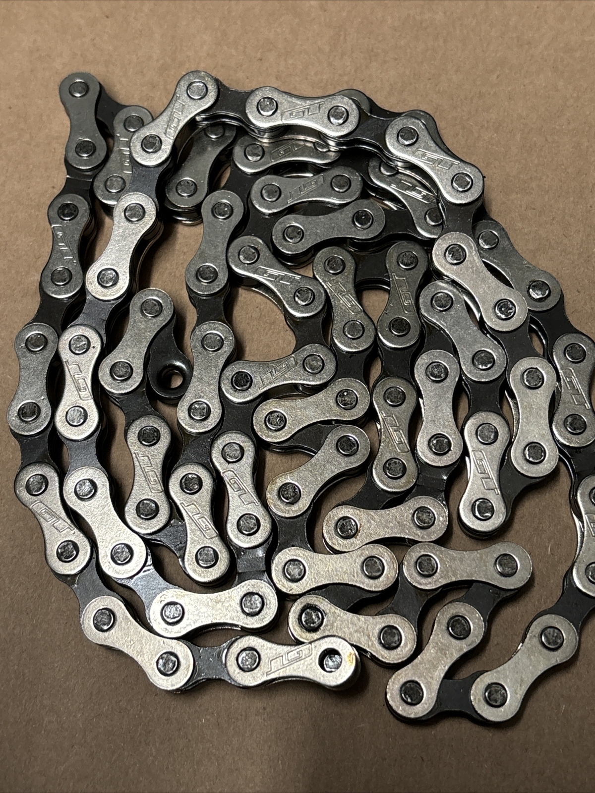 Nos Gt Stamped Chain 96 Link 3/32 Bmx Chain Power Series Performer Robinson Dyno