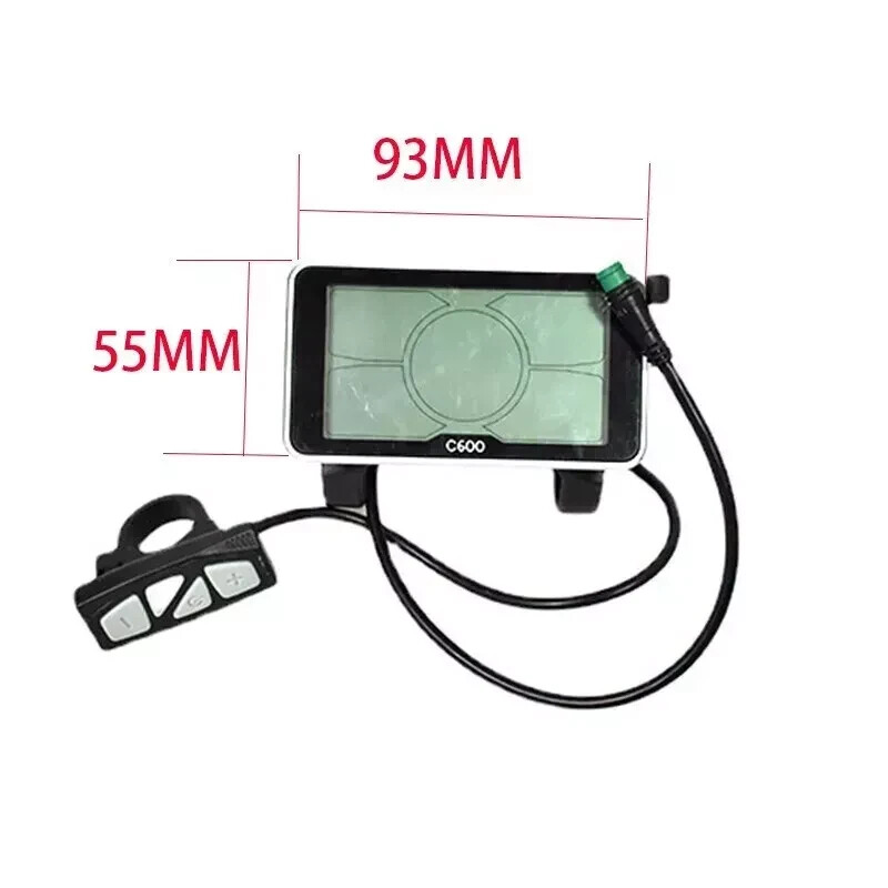 C600 EBike LCD Display 48V Electric Bike Conversion Kit for E BIKE 5S Controller