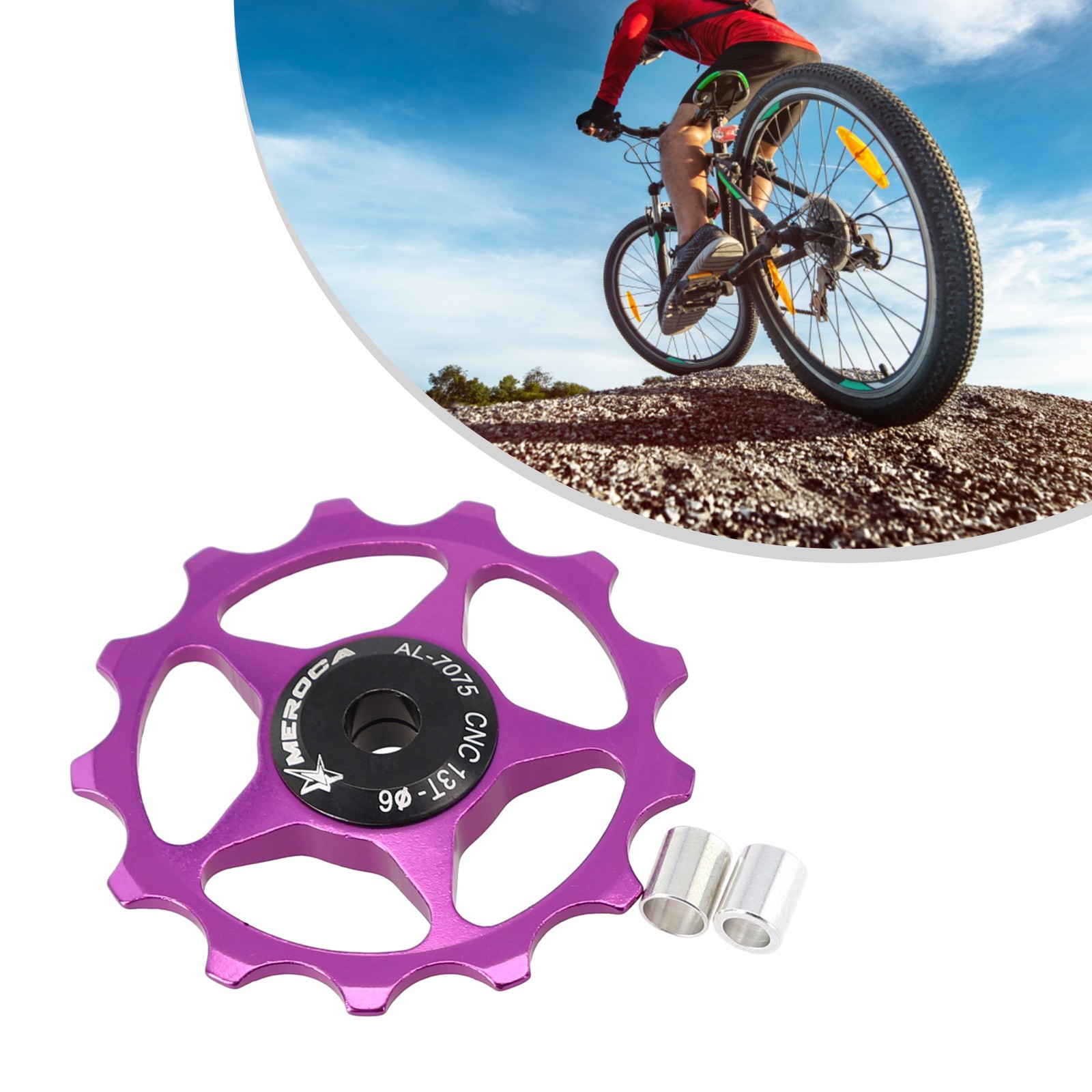 Bearing Wheel Aluminum Alloy Bicycle Pulley Steel Bearing