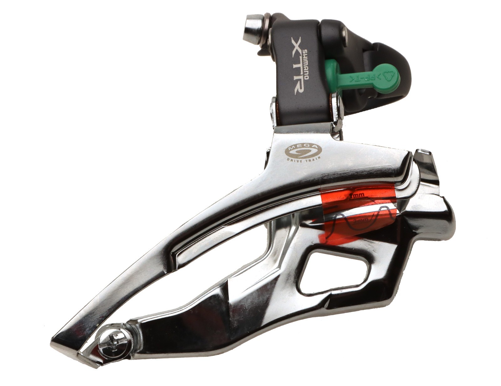 Shimano XTR FD-M953 DL6 Front Derailleur 3x9s Clamp-On 34.9mm B.Swing/B.Pull NOS