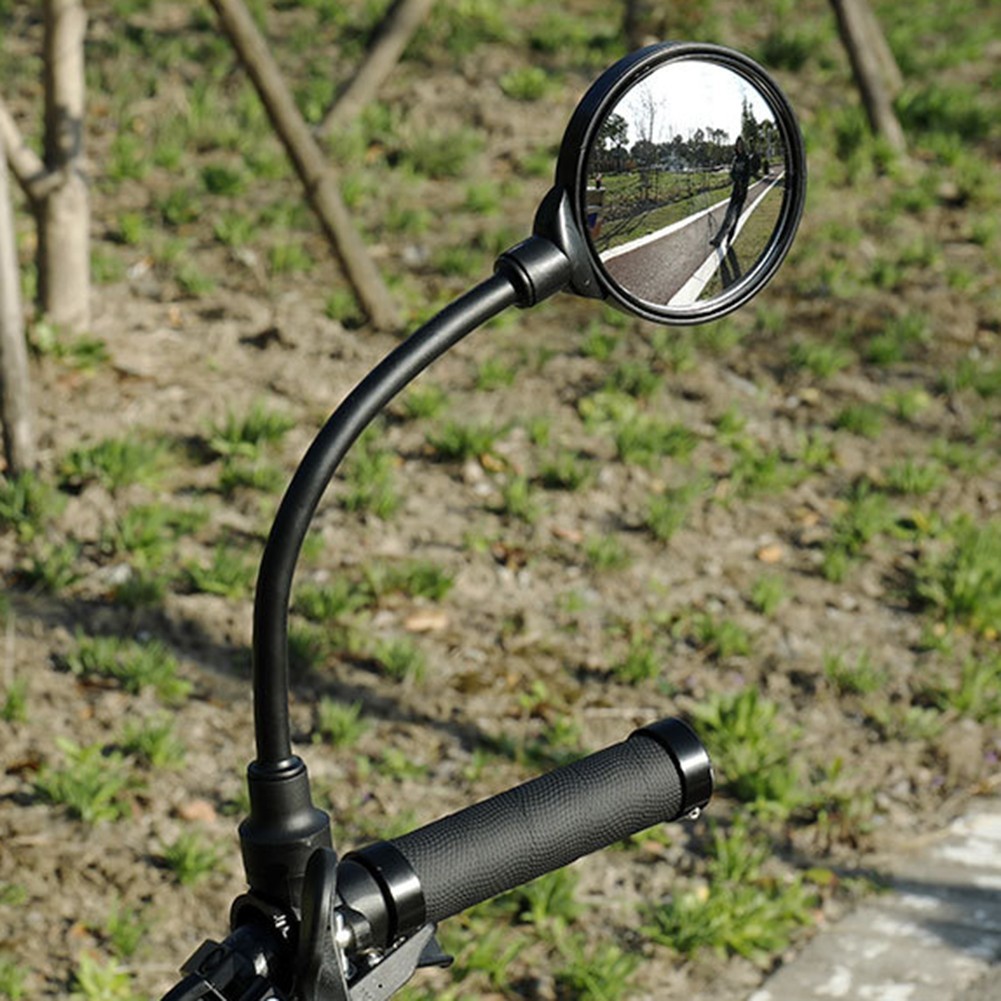 Reflector Rearview Mirror Acrylic Adjustable Aluminum Biking Convex Mirror