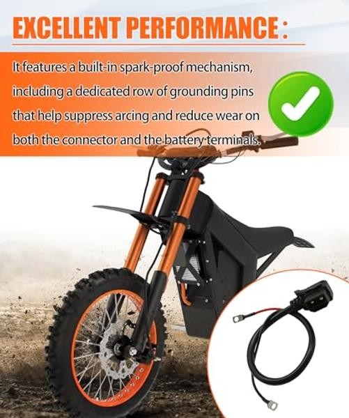 Battery to Discharge Port Connector Fits for Tuttio Soleil01 Ebike Battery