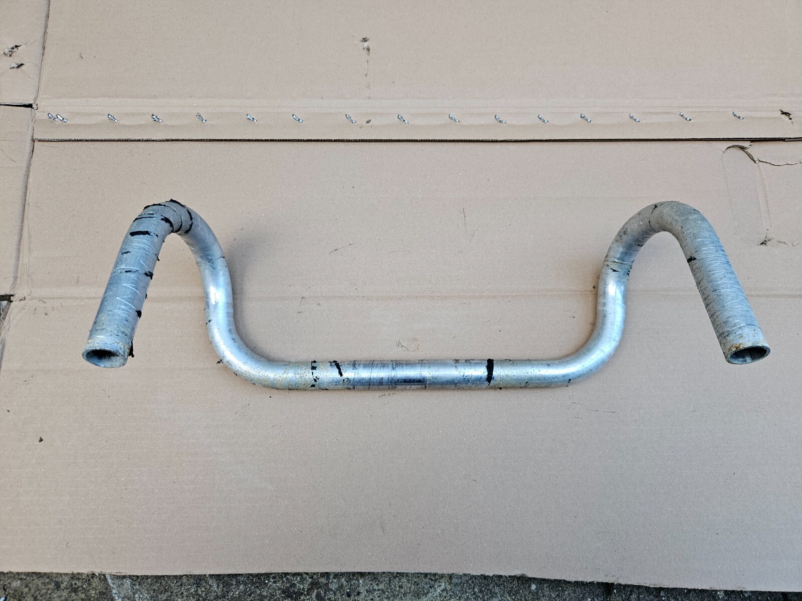 Vintage 70s Italian Road Bike Drop Bars Aluminum 395mm Wide 26.0mm Clamp
