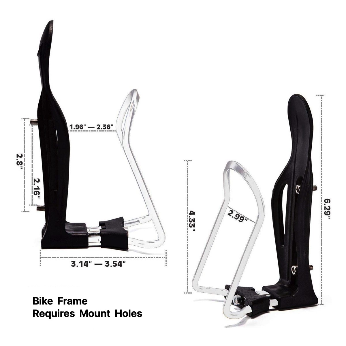 Gold Adjustable Water Bottle Cage Lightweight MTB Bicycle Water Bottle Holder