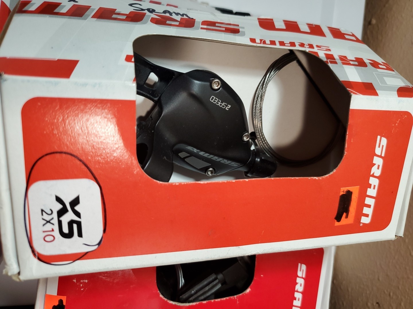 SRAM X5 2-Speed Front Trigger Shifter Left 2×9 or 2×10 LEFT